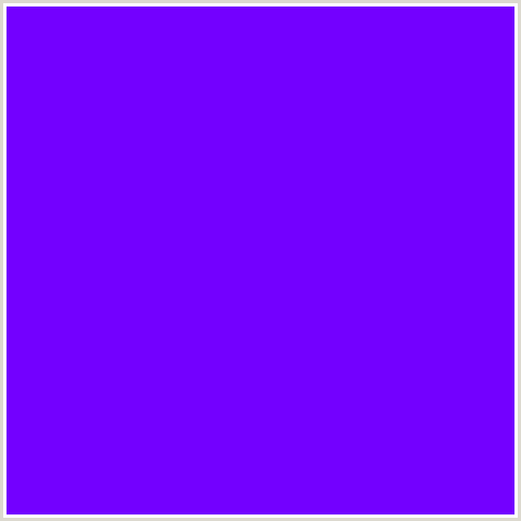 7300FF Hex Color Image (BLUE VIOLET, ELECTRIC VIOLET)