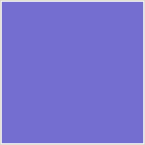 736ED0 Hex Color Image (BLUE, MOODY BLUE)