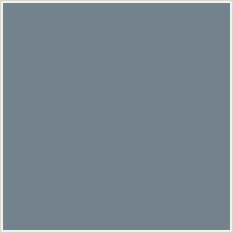 73828C Hex Color Image (BLUE, SLATE GRAY)