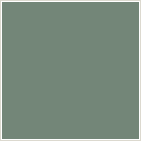 738678 Hex Color Image (GREEN, XANADU)