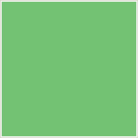 73C172 Hex Color Image (GREEN, MANTIS)