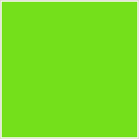 74E01B Hex Color Image (GREEN, LIMA)