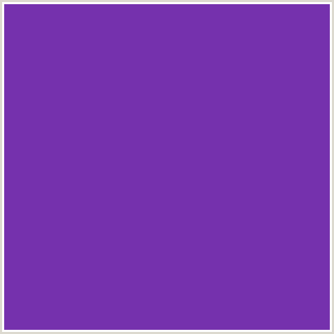 7531AD Hex Color Image (PURPLE HEART, VIOLET BLUE)