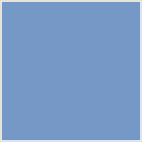 7698C6 Hex Color Image (BLUE, POLO BLUE)
