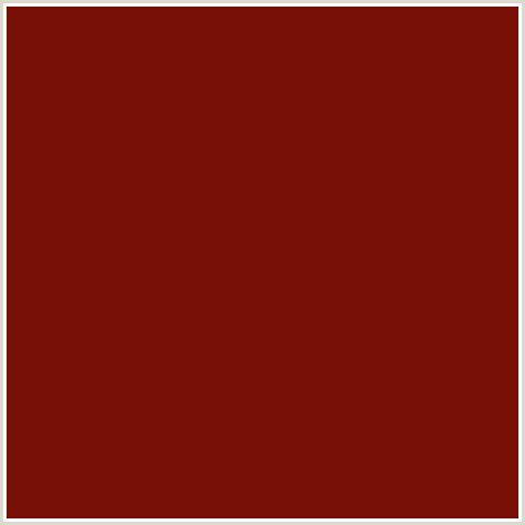 770F05 Hex Color Image (DARK BURGUNDY, RED)