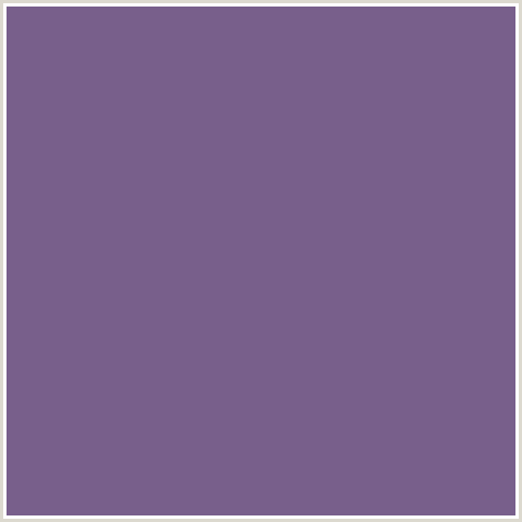 785F8B Hex Color Image (RUM, VIOLET BLUE)