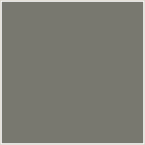 78786F Hex Color Image (FRIAR GRAY, YELLOW GREEN)