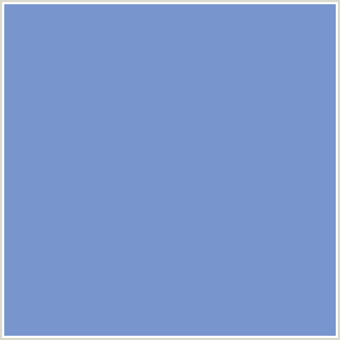 7895CE Hex Color Image (BLUE, DANUBE)