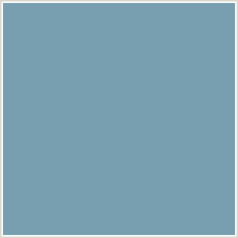 789FAF Hex Color Image (BALI HAI, LIGHT BLUE)