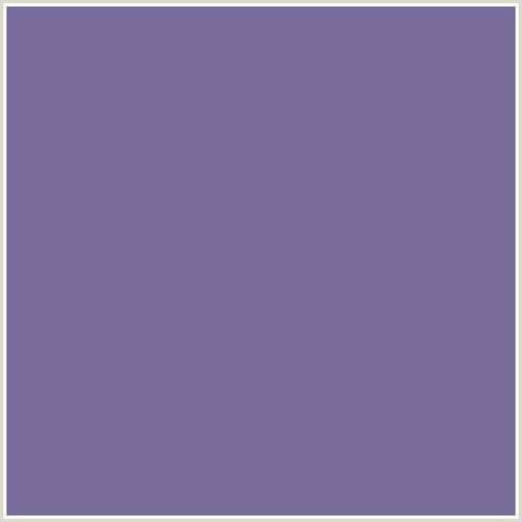 796C9B Hex Color Image (BLUE VIOLET, KIMBERLY)