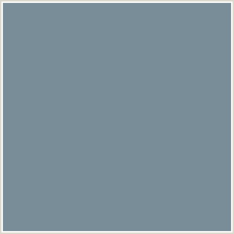 798D99 Hex Color Image (BLUE, REGENT GRAY)