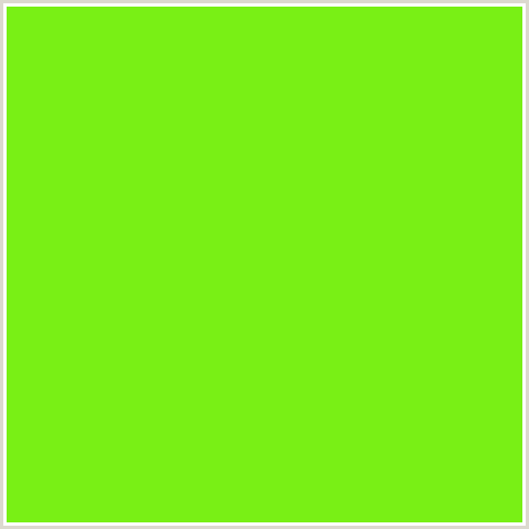 79F015 Hex Color Image (CHARTREUSE, GREEN)