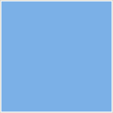 7BB0E7 Hex Color Image (BLUE, SEAGULL)