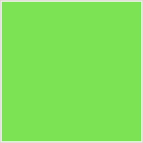 7CE355 Hex Color Image (CONIFER, GREEN)