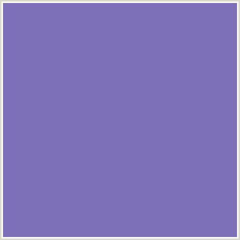 7D70B8 Hex Color Image (BLUE VIOLET)
