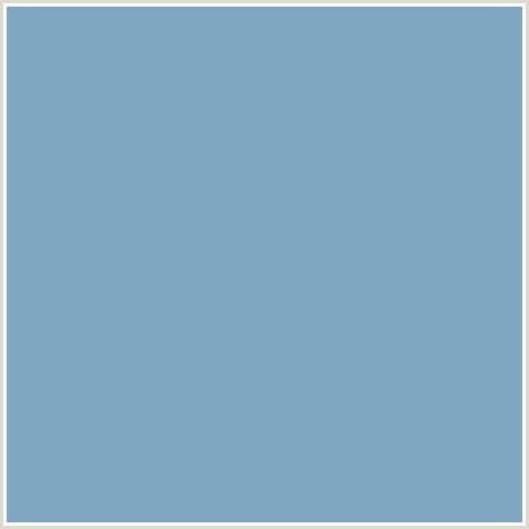 7DA6C3 Hex Color Image (BLUE, GLACIER)