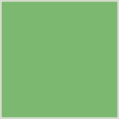 7DB870 Hex Color Image (FERN, GREEN)
