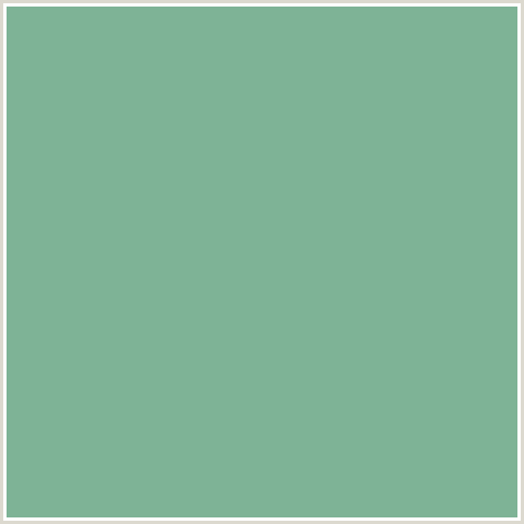 7EB396 Hex Color Image (ACAPULCO, GREEN BLUE)