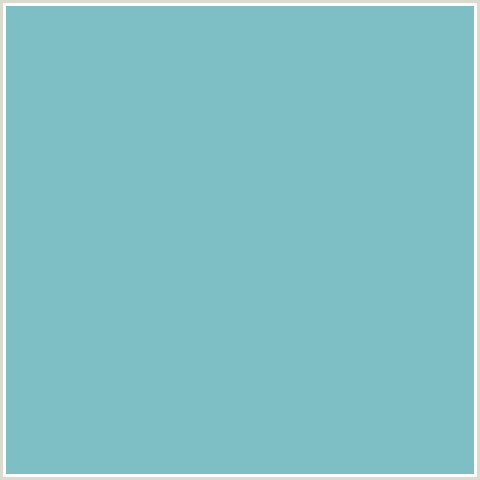 7EBFC5 Hex Color Image (GLACIER, LIGHT BLUE)