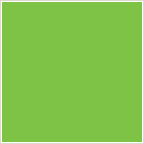 7EC246 Hex Color Image (GREEN, SUSHI)