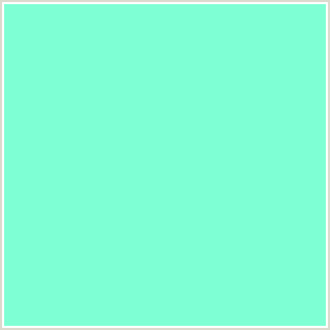 7FFFD4 Hex Color Image (AQUAMARINE, BLUE GREEN)