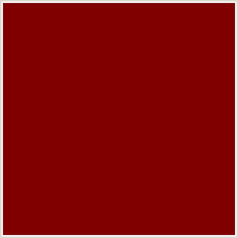 800000 Hex Color Image (MAROON, RED)