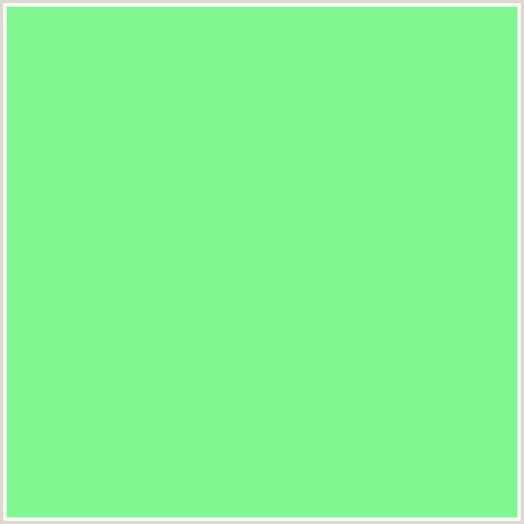 80F790 Hex Color Image (GREEN, MINT GREEN)