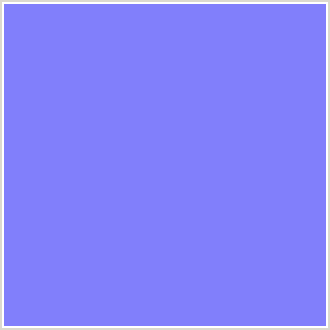 817FFB Hex Color Image (BLUE, CORNFLOWER BLUE)