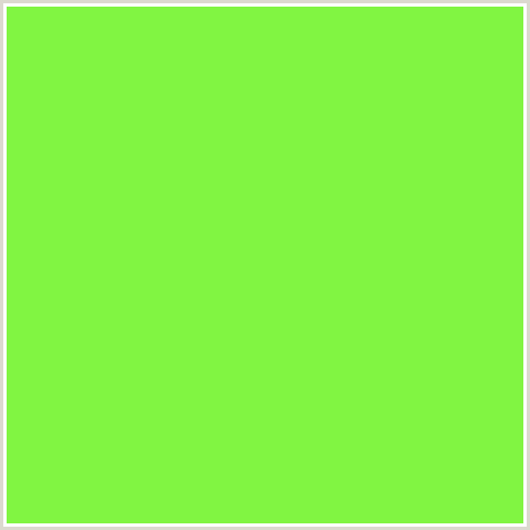 81F542 Hex Color Image (GREEN, GREEN YELLOW)
