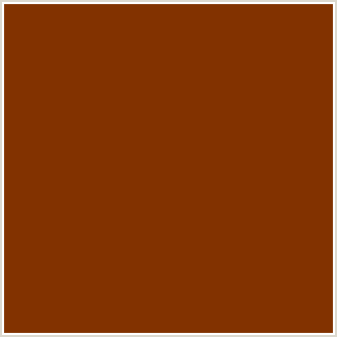 823200 Hex Color Image (ORANGE RED, RED BEECH)