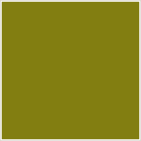 827E11 Hex Color Image (OLIVETONE, YELLOW)