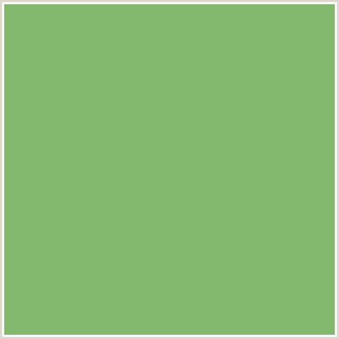 82B86D Hex Color Image (GREEN, OLIVINE)
