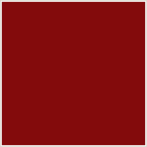 830B0B Hex Color Image (DARK BURGUNDY, RED)