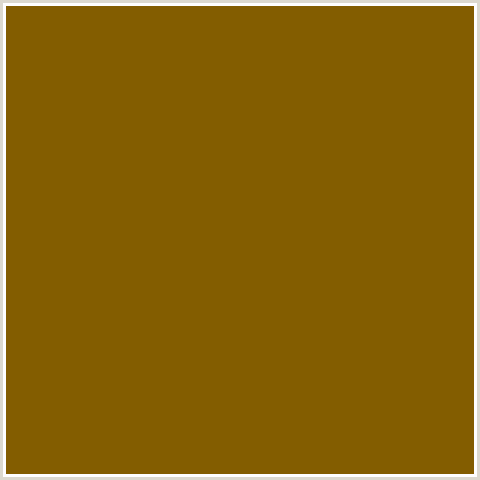 835D00 Hex Color Image (BROWN, YELLOW ORANGE)