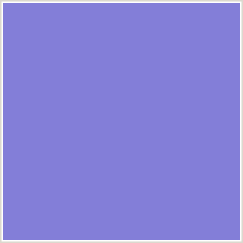 837ED8 Hex Color Image (BLUE, CHETWODE BLUE)