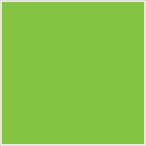 83C442 Hex Color Image (GREEN, SUSHI)