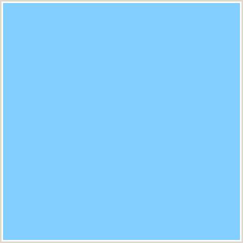 83CFFF Hex Color Image (ANAKIWA, BLUE)