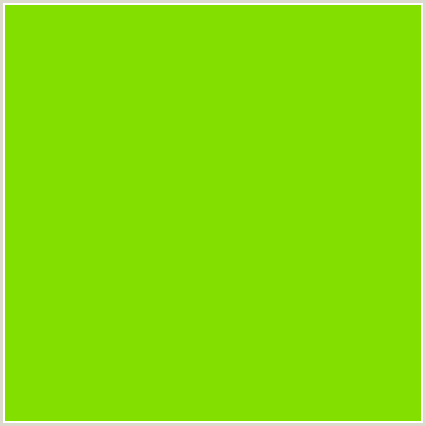 83DF00 Hex Color Image (CHARTREUSE, GREEN YELLOW)