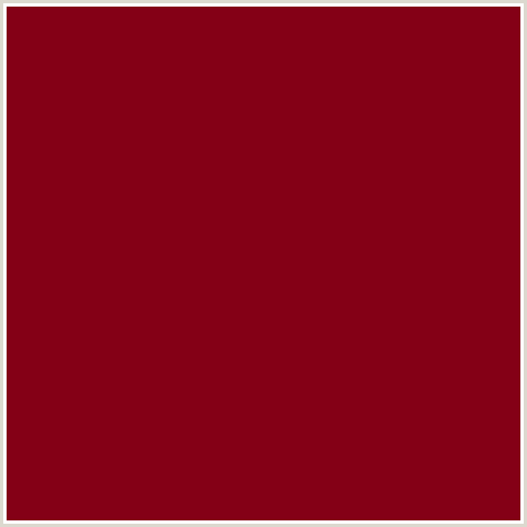 840016 Hex Color Image (RED, RED DEVIL)