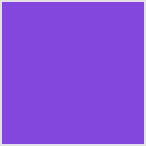 8447DE Hex Color Image (BLUE VIOLET, MEDIUM PURPLE)