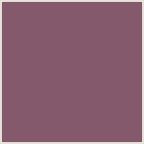 84596B Hex Color Image (CRIMSON, FALCON, MAROON, RED)