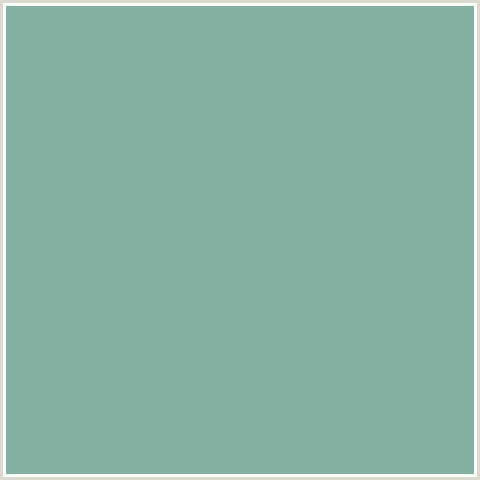 84B0A1 Hex Color Image (ACAPULCO, BLUE GREEN)
