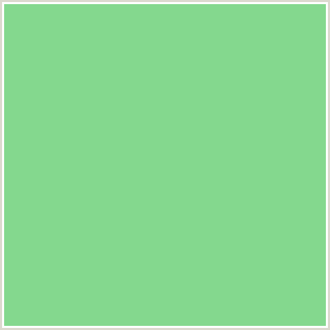 84D88E Hex Color Image (FEIJOA, GREEN)