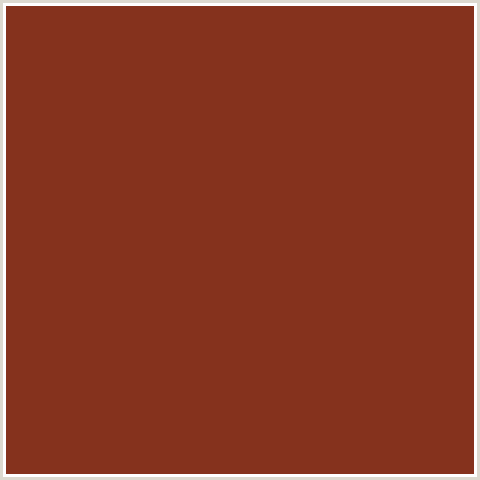85321D Hex Color Image (RED ORANGE, RED ROBIN)