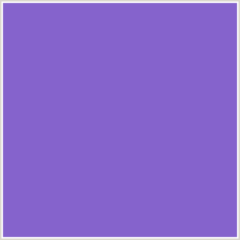 8563CC Hex Color Image (AMETHYST, BLUE VIOLET)