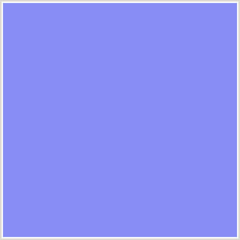 858CF3 Hex Color Image (BLUE, PORTAGE)