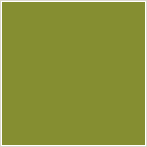 858E31 Hex Color Image (OLIVE, SYCAMORE, YELLOW GREEN)
