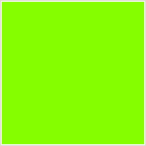 85FF00 Hex Color Image (CHARTREUSE, GREEN YELLOW, LIME, LIME GREEN)