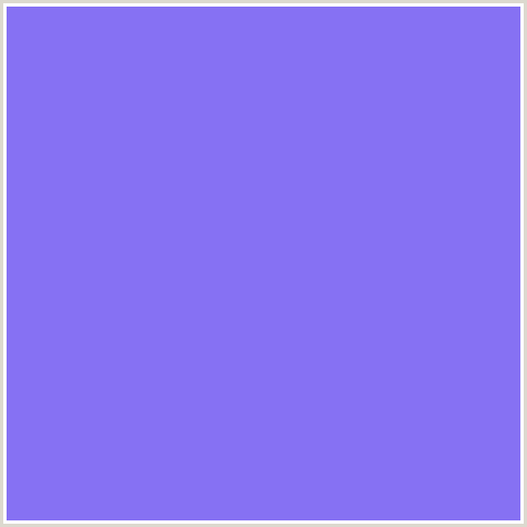 8671F3 Hex Color Image (BLUE VIOLET, CORNFLOWER BLUE)