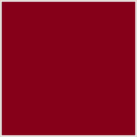 870019 Hex Color Image (RED, RED DEVIL)